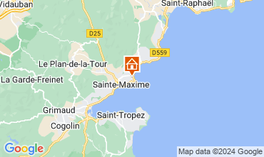 Map Sainte Maxime Villa 8541