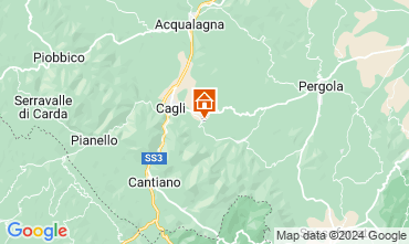 Map Cagli Apartment 86123