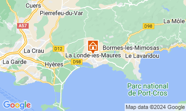 Map La Londe-les-Maures Apartment 84705