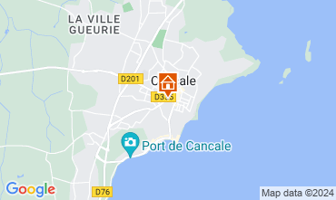 Map Cancale Apartment 127287