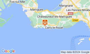 Map Sausset Les Pins Apartment 84214