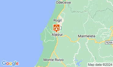 Map Aljezur Self-catering property 127338