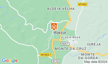 Map Aljezur Self-catering property 127338