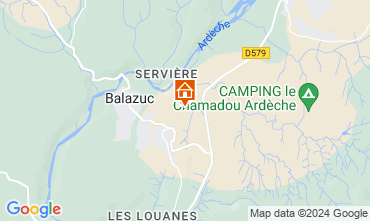 Map Vallon-Pont-D'Arc Self-catering property 120094