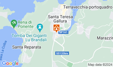 Map Santa Teresa di Gallura Apartment 99028