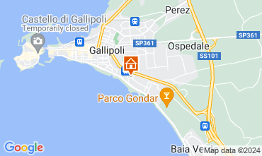 Map Gallipoli Apartment 126941