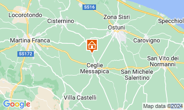 Map Ceglie Messapica Cave dwelling 126506