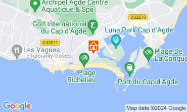 Map Cap d'Agde Apartment 40866