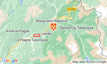 Map Les Arcs Chalet 213