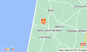 Map Saint-Julien-en-Born Mobile home 119049