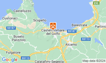 Map Castellammare del Golfo Apartment 80207