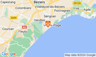 Map Valras-Plage House 125835