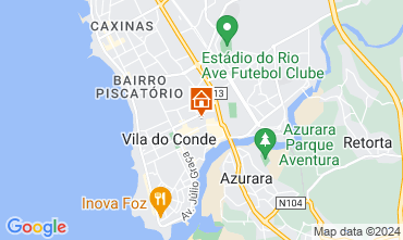 Map Vila do Conde Apartment 75568