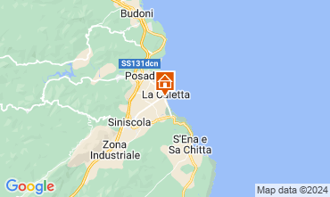 Map La Caletta Apartment 127889