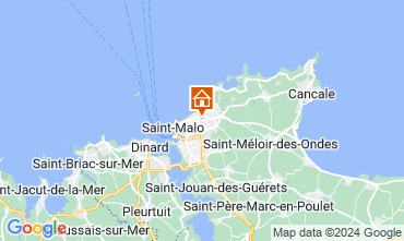 Map Saint Malo Apartment 7572