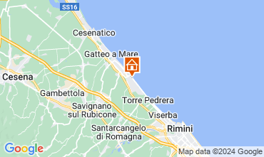 Map Bellaria Igea Marina Apartment 107978