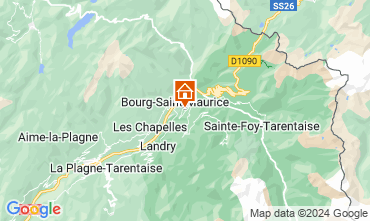 Map Les Arcs Apartment 226