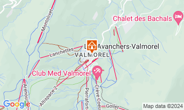 Map Valmorel Apartment 66547