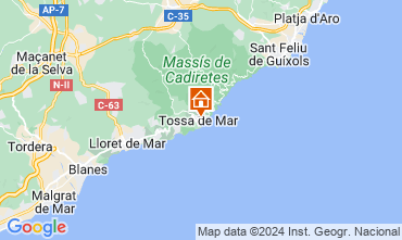 Map Tossa de Mar Apartment 109158