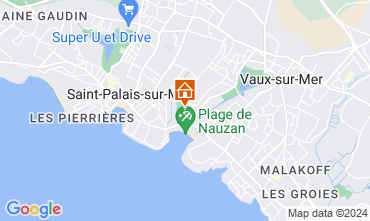 Map Saint Palais sur Mer Apartment 87794