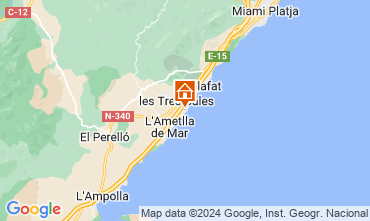 Map L'Ametlla de Mar Villa 119546