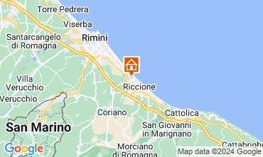 Map Riccione Apartment 126967