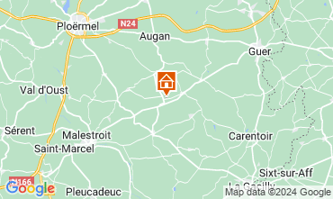 Map Guer Self-catering property 128306