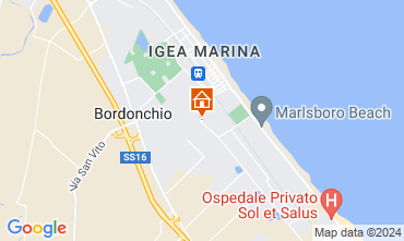 Map Bellaria Igea Marina Apartment 127034