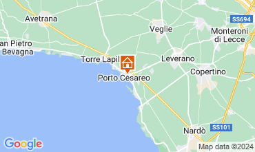 Map Porto Cesareo Apartment 121496