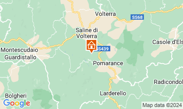 Map Volterra Self-catering property 121193