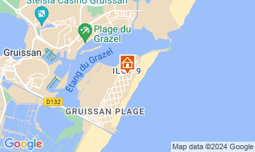 Map Gruissan Chalet 128335