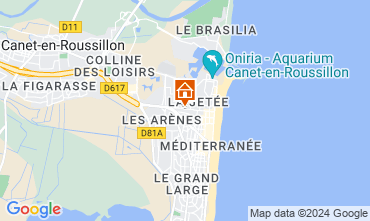 Map Canet Villa 8671