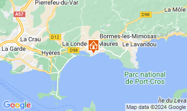 Map La Londe-les-Maures Apartment 119451