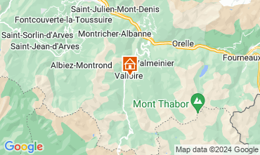 Map Valloire Apartment 38237