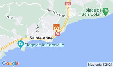 Map Sainte Anne (Guadeloupe) Apartment 125937