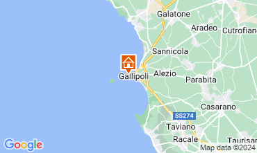 Map Gallipoli Apartment 128336