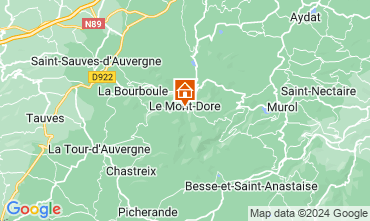 Map Le Mont Dore Studio 3881
