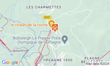 Map La Plagne House 80779