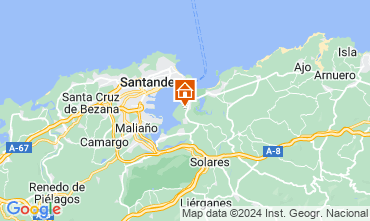 Map Santander Self-catering property 113581