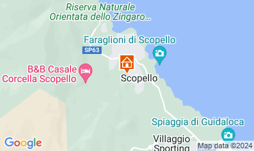 Map Scopello Apartment 107603