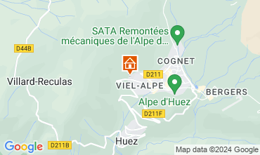 Map Alpe d'Huez Apartment 128756