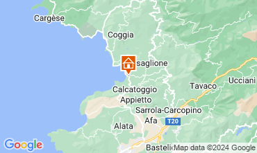 Map Calcatoggio Villa 7816