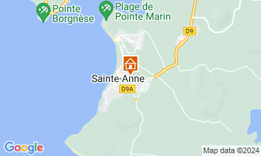 Map Sainte Anne (Martinique) Apartment 67787