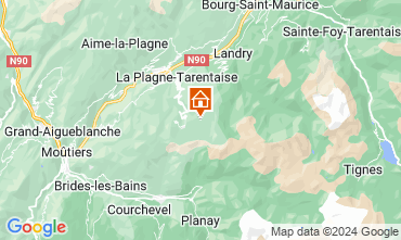 Map La Plagne Studio 2155