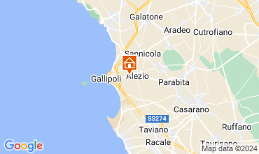 Map Gallipoli Apartment 128664