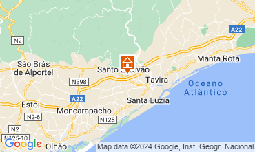 Map Tavira Self-catering property 128979