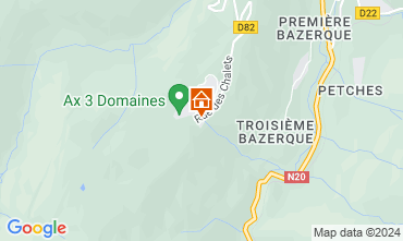 Map Ax Les Thermes Apartment 120486