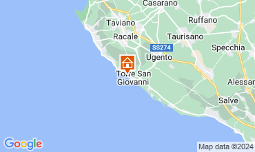 Map Ugento - Torre San Giovanni Apartment 127965