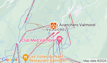 Map Valmorel Apartment 112441