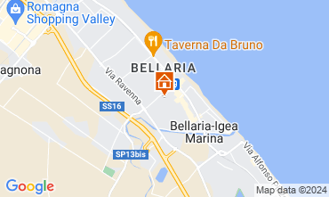 Map Bellaria Igea Marina Apartment 92562